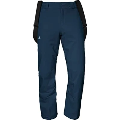 Abbildung von Schöffel Herren Weissach M, wasser und winddichte Skihose, warme Schneehose mit Schneefang Verstärkung gegen Skikantenschläge, black, 102