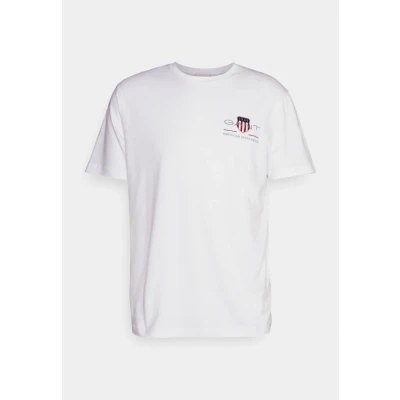 Abbildung von GANT REG Archive Shield Tshirt basic, Herren, Größe: 3XL, White