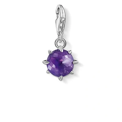 Abbildung von Thomas Sabo Damen Charm Anhänger Geburtsstein Club 925 Sterling Silber 1792 169 13