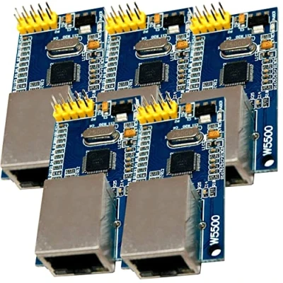 Abbildung von AZDelivery 5 x W5500 Ethernet Netzwerk Internet Modul kompatibel mit Arduino
