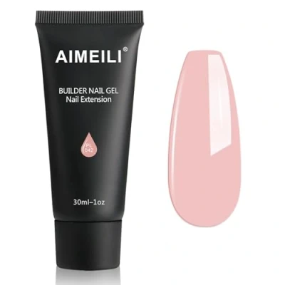 Abbildung von AIMEILI Nail Extension Gel 30ml Nackte Farbe Acrylic Builder Nagelverlängerung Enhancement Nude Color 042