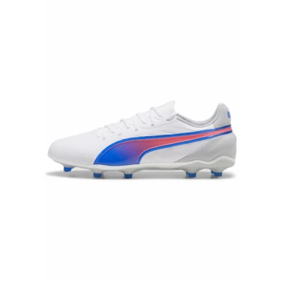 Abbildung von Puma KING Match FG/AG Fußballschuh Nocken, Herren, Größe: 46.5, Whitebluemazing flat light gray Schuhe