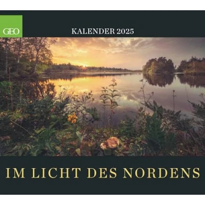 Abbildung von GEO Im Licht des Nordens 2025 Wand Kalender Reise Poster 50x45: Posterkalender