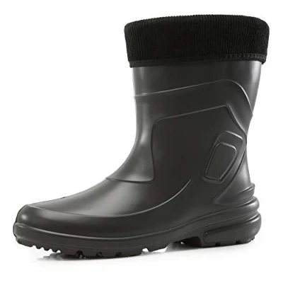 Abbildung von Ladeheid Thermo Eva Gummistiefel Damen gefüttert wasserdichte und federleichte Regenstiefel LA 800 2017 (Graphite/Schwarz, 36 EU)