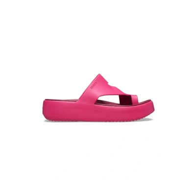 Abbildung von Crocs Badesandale, Damen, Größe: 42.5, Dragon fruit Schuhe