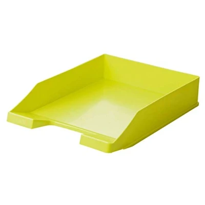 Abbildung von HAN Briefablage Klassik, 1 STÜCK Schreibtisch Organizer, Bürobedarf, Ablagefächer, Büromaterial, Briefkorb, Dokumentenablage, bis Format A4/C4, 1027 X 50, Lemon