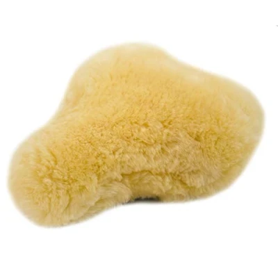 Abbildung von Reissner Lammfelle Fahrradsattel Bezug Fahrradsattelüberzug aus Merino Lammfell FSB A 2 gobi 30x25cm