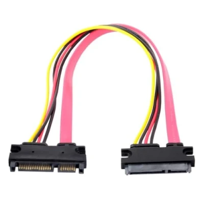 Abbildung von chenyang CY SATA III 3.0 7 + 15 22 Pin Kabel Stecker auf Buchse Datenverlängerung 30cm