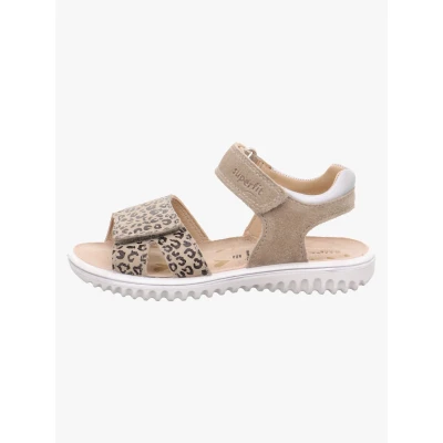Abbildung von Superfit Sparkle Riemensandalette für Kinder, Größe: 25, Beige Schuhe