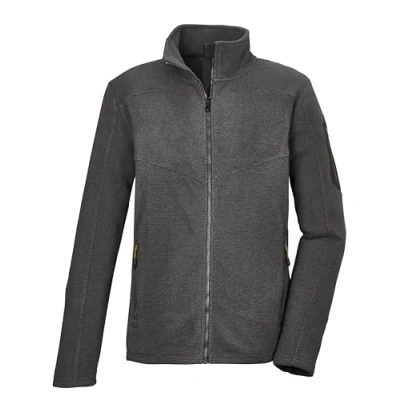 Abbildung von killtec Herren Microfleece Jacke/Fleecejacke mit Stehkragen KOW 90 MN KNTFLC JCKT, mittelgrau, S, 41823 000