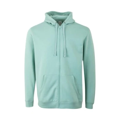 Abbildung von Mukua Unisex Sf270u Kapuzenpullover mit Reißverschluss, Salbeifarben, L
