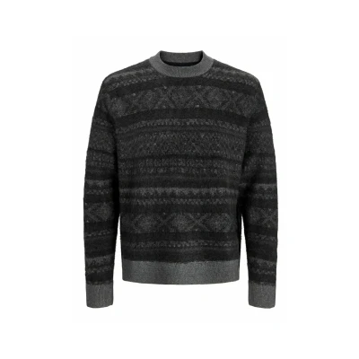 Abbildung von Jack &amp; Jones Strickpullover, Herren, Größe: Small, Iron gate