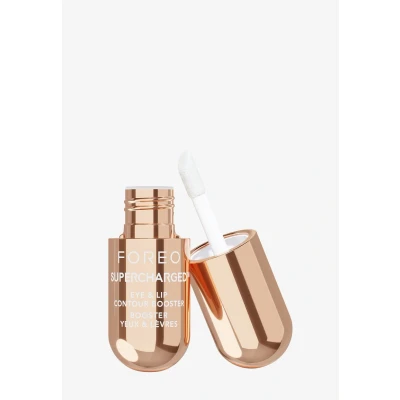 Abbildung von FOREO SUPERCHARGED Augen und Lippenkontur Booster Serum Leitfähige Augencreme Niacinamid Anti Aging Lip Plumping &amp; gegen Augenringe Praktische Größe 3 x 3,5 ml Kapsel