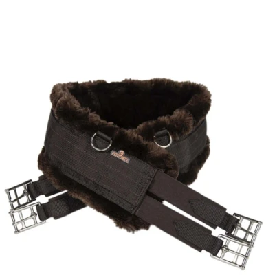 Abbildung von Kentucky Vielseitigkeitsgurt Sheepskin Braun/Braun 125cm