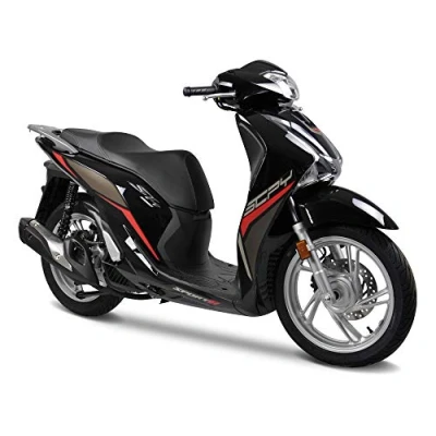 Abbildung von Uniracing K47412 Dekoration Aufkleber Kit Honda SH 125 &#039;17 &#039;19, Schwarz