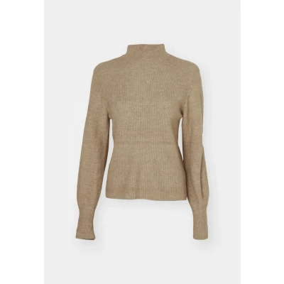 Abbildung von Vero Moda Vmpippa Highneck Strickpullover Silver mink, Damen, Größe: XS, mink