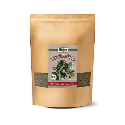 Abbildung von Biojoy BIO Weißdorn Tee (500 g), Weißdornblätter geschnitten, Hawthorn Tea (Crataegus Monogyna)
