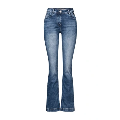 Abbildung von Street One Jeans Bootcut, Damen, Größe: 34x28, Blau