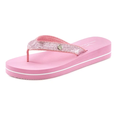 Abbildung von Venice Beach Badezehentrenner, Sandale, Pantolette, Badeschuh ultraleicht mit Glitzerband VEGAN