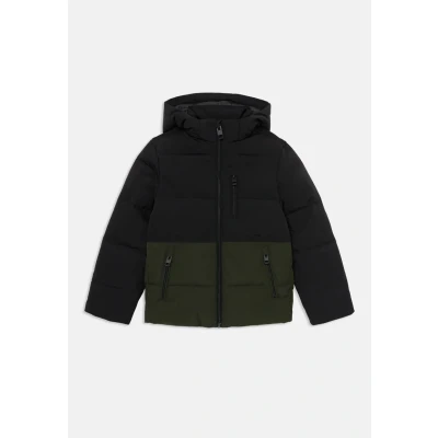 Abbildung von Jack &amp; Jones Junior Jjeowen Puffer Winterjacke für Kinder, Größe: 176, Rosin/black blocking