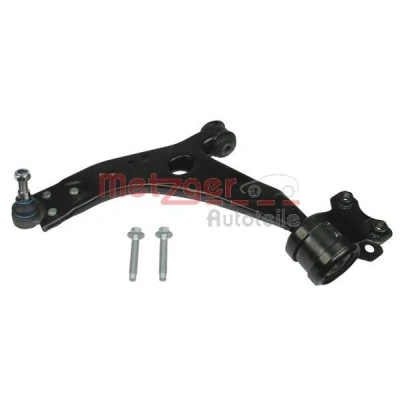 Abbildung von METZGER 58038801 Querlenker mit Gummilager, Trag /Führungsgelenk Vorderachse links, unten 21 FORD: Focus 2 Kombi, 2, C Max
