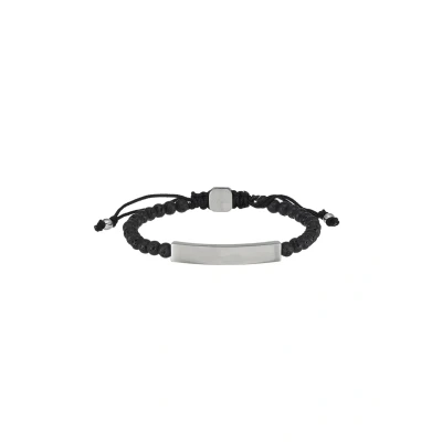 Abbildung von Fossil Armband Für Männer Vintage Casual, Innenlänge: 170mm 250mm Schwarzes Halbedelsteinarmband, JF03247040
