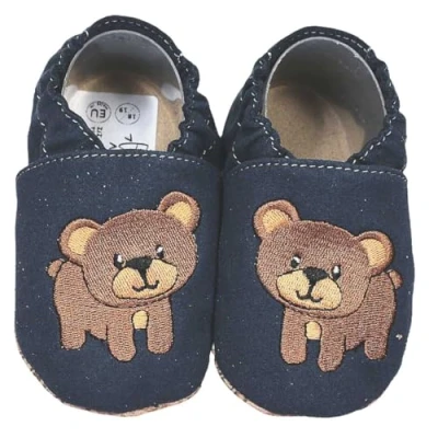 Abbildung von HOBEA Germany Kinderschuhe RecyStep Bär dunkelblau 22/23 (1½ 2 Jahre) Gripwalksohle