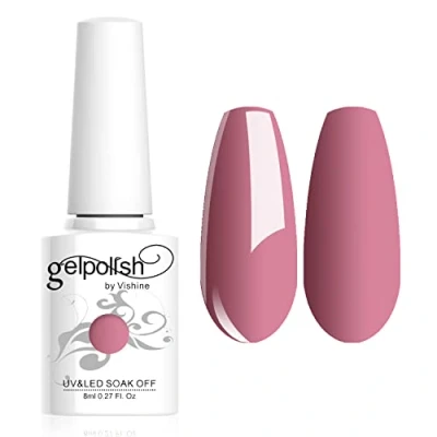 Abbildung von Vishine Gel Nagellack Soak Off UV LED Nagel Gellack für Nail Art Salon DIY zu Hause Starter Maniküre 8ml #1325