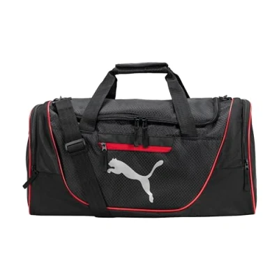 Abbildung von PUMA Unisex Erwachsene Contender Bag Duffel, schwarz/red, Einheitsgröße