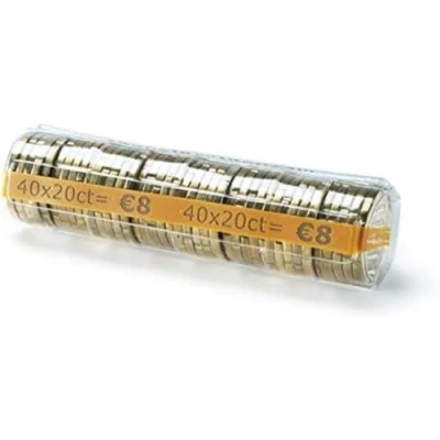 Abbildung von ceconcept l100tc020 pacchetto di 100 Custodie moneta 0,20 Euro, Pezzi