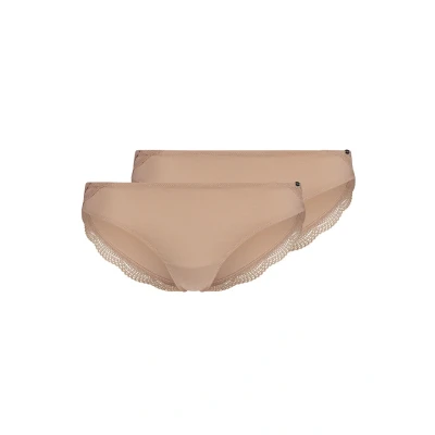 Abbildung von Skiny 2 ER PACK RIO SLIP DP Stretch Slip, Damen, Größe: 40, Beige