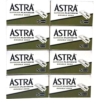 Abbildung von 40 ASTRA Superior Platinum Rasierklingen + 1 Treet Kostenlose