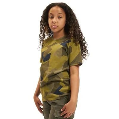 Abbildung von Brandit Tshirt print für Kinder, Größe: 158/164, Swedish camo