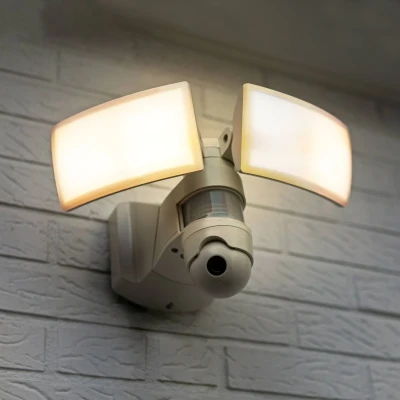 Abbildung von LUTEC Smarte LED Leuchte »LIBRA«, Leuchtmittel Modul fest integriert, Smart Home Kameraleuchte