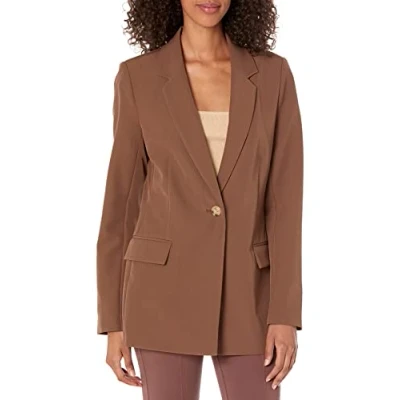 Abbildung von The Drop Blazer für Damen, Blake Lang, Kaffeebohnen, 3XL Große Größen