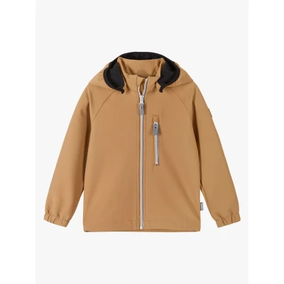 Abbildung von Reima Vantti Softshelljacke für Kinder, Größe: 92, Peanut brown