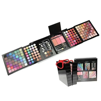 Abbildung von FantasyDay 177 Farben Multifunktions Exquisite Kosmetik Geschenkset Make up Schmink Kit für Gesicht, Augen und Lippen Makeup Paletten Schminkkoffer mit Lidschatten Palette, Lippenstift, Rouge, Puder