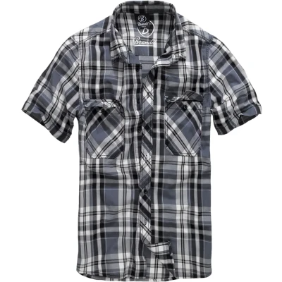 Abbildung von Brandit Roadstar Hemd, Herren, Größe: 7XL, Black/charcoal