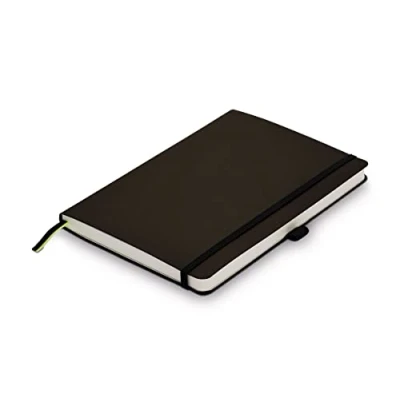 Abbildung von Lamy paper Softcover A5 Notizbuch 810 Format DIN (145 x 210 mm) in Umbra mit Lineatur, 192 Seiten und elastischem Verschlussband