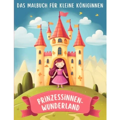 Abbildung von Prinzessinnen Wunderland: Das Malbuch für kleine Königinnen Ausmalbuch Kinder ab 4 Jahren
