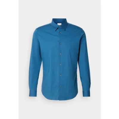 Abbildung von Calvin Klein Solid Stretch SLIM Shirt Businesshemd, Herren, Größe: 2XL, Alfalfa blue