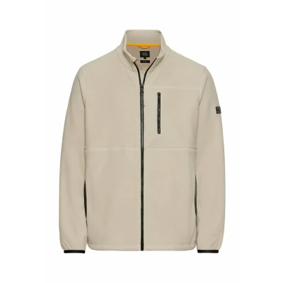 Abbildung von camel active MIT Stehkragen Fleecejacke, Herren, Größe: XXL, Beige