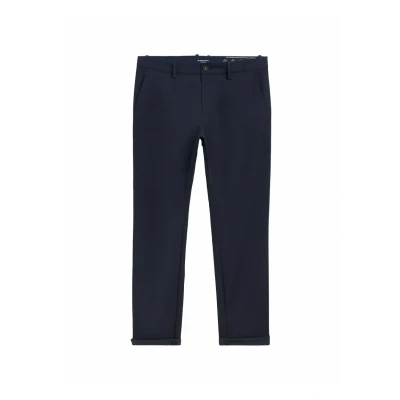 Abbildung von TOM TAILOR Herren 1042564 Slim Fit Chino Hose mit Stretch, 10668 Sky Captain Blue, Bundweite: 84 cm, beinlänge: 81 cm