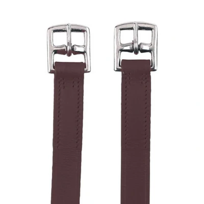 Abbildung von Kerbl Steigbügelriemen fur Kinder p. Paar Schwarz 130cm/25mm