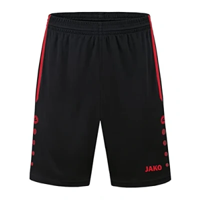 Abbildung von JAKO Herren Sporthose Allround, Schwarz/Sportrot, L