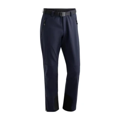 Abbildung von Maier Sports Tech Pants M, Warme Herren Wanderhose, Wasserabweisende Softshell Outdoorhose für Trekking und Hiking, PFC frei, mSTRETCH pro 2 &amp; stormprotec Technologie, Blau, 50 (W35/L32)