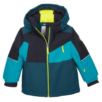 Abbildung von first instinct by killtec Kinder Skijacke/Funktionsjacke mit Kapuze und Schneefang FISW 42 MNS SKI JCKT, petrol, 110/116, 43389 000