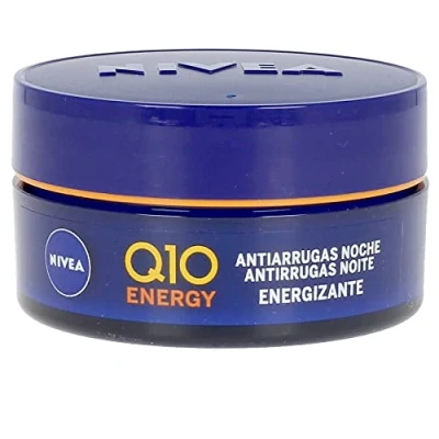 Abbildung von NIVEA Q10 Energy crema de Noche Antiarrugas + Energizante (50 ml), facial para una piel radiante y aspecto saludable en 8 h, reafirmante con antioxidantes