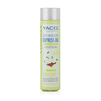 Abbildung von Yacel Cellublock Express Oil, Anti Cellulite straffendes und reduzierendes Ölkonzentrat, wärmende Wirkung, 150 ml