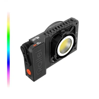 Abbildung von Professionelles LED Dauerlicht RGB 60W LUX Serie Stufenlose Helligkeitsregulierung, 360 Farben, Duale Stromversorgung